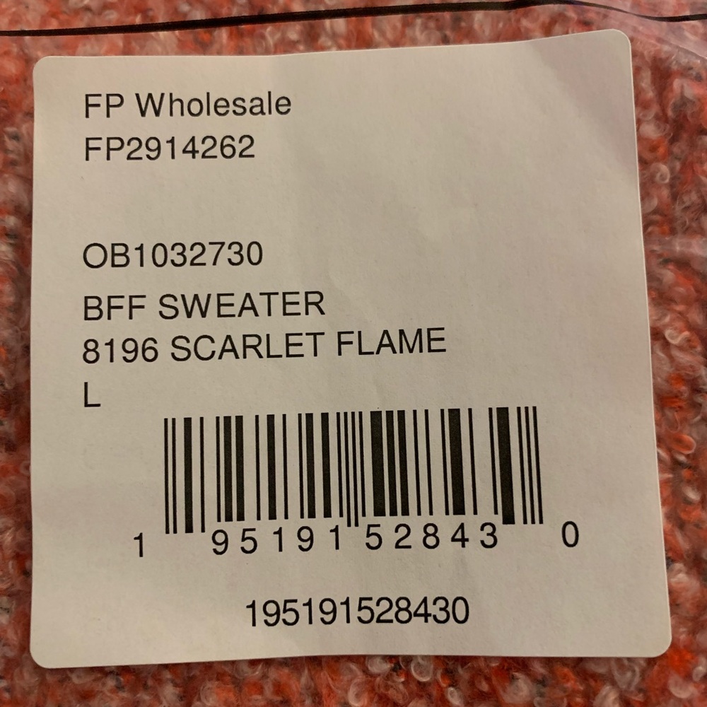 NWT! Free People BFF Cowl Neck Sweater. Various Sizes - Picture 7 of 10